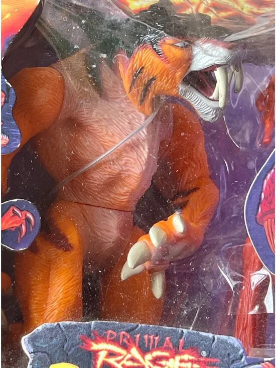 Playmates Primal Rage Slashfang Action Figure Sabretooth Strike Attack 1997 NRFB - Picture 7 of 10